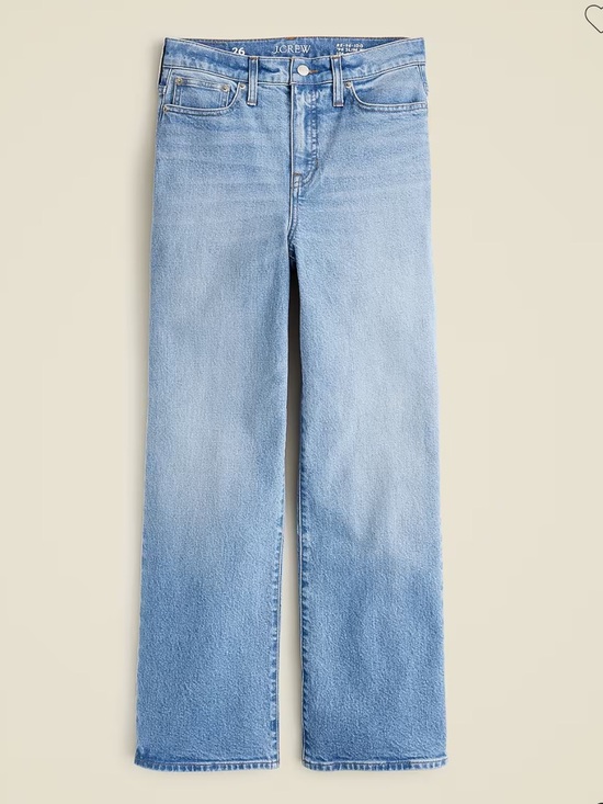 Denim - J. Crew High-rise Slim Wide Leg Jean